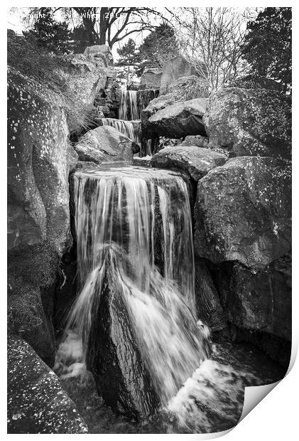 Waterfall Print by Kevin White