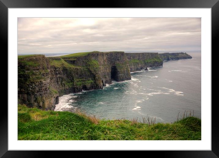 Cliffs of Moher. Ireland. HDR landscape2 Framed Mounted Print by HQ Photo
