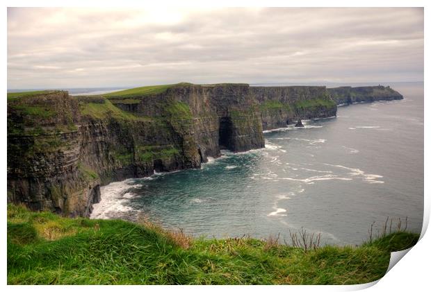 Cliffs of Moher. Ireland. HDR landscape2 Print by HQ Photo