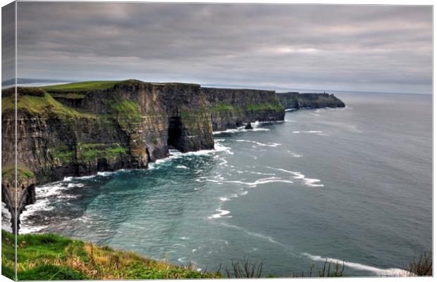 Cliffs of Moher. Ireland. HDR landscape1 Canvas Print by HQ Photo