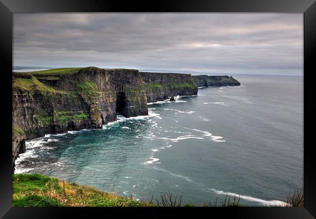 Cliffs of Moher. Ireland. HDR landscape1 Framed Print by HQ Photo