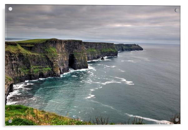 Cliffs of Moher. Ireland. HDR landscape1 Acrylic by HQ Photo