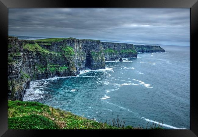 Cliffs of Moher. Ireland. HDR landscape3 Framed Print by HQ Photo