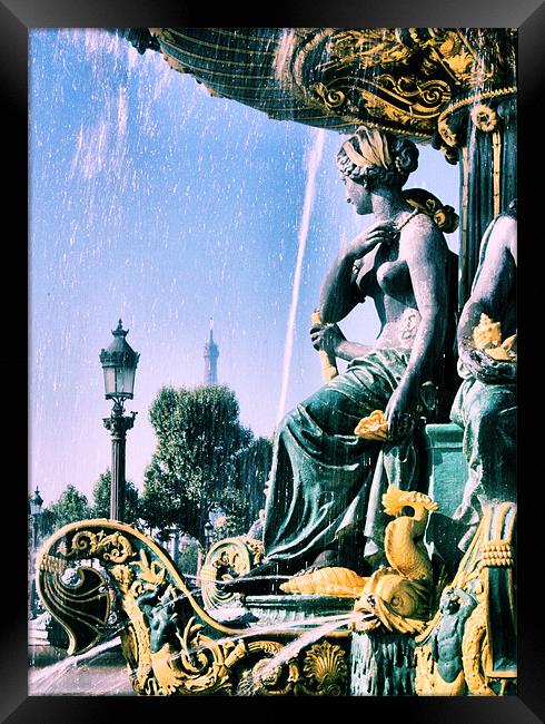 Place du Concorde, Paris Framed Print by Lucy Antony