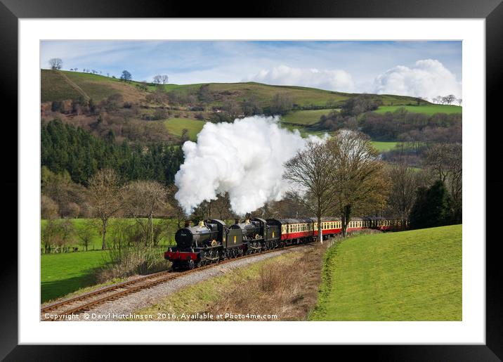 The Cambrian Railway  remembered Framed Mounted Print by Daryl Peter Hutchinson
