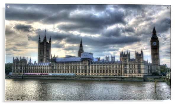 British Parliament Acrylic by HQ Photo