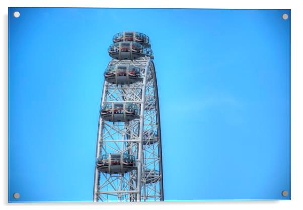 The top of London Eye Acrylic by HQ Photo