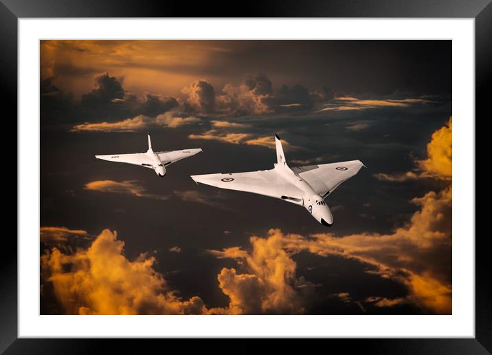 The Great White Bombers Framed Mounted Print by J Biggadike