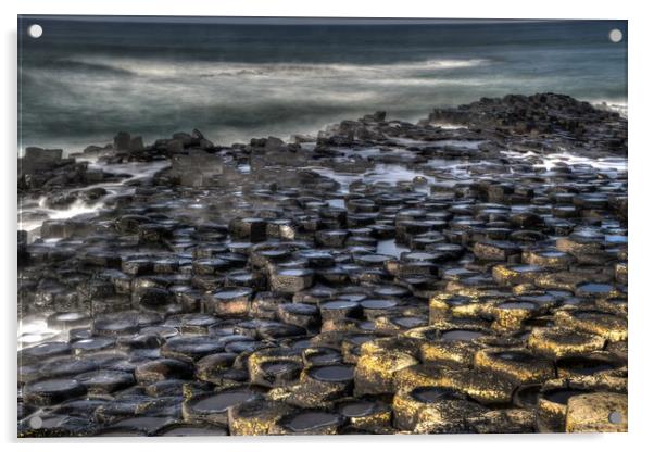 giant's causeway Long exposure hdr Acrylic by HQ Photo