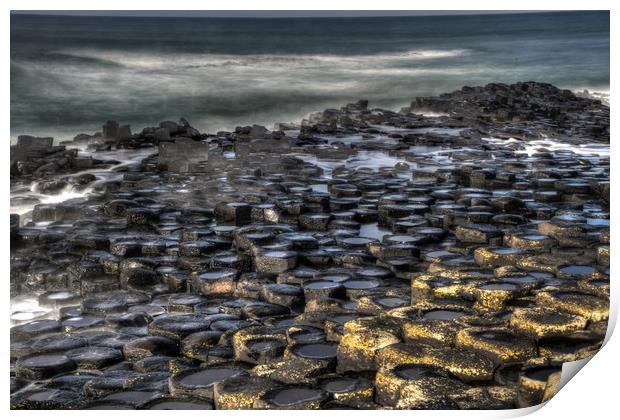 giant's causeway Long exposure hdr Print by HQ Photo
