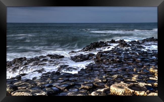 The shore of giant's causeway  Framed Print by HQ Photo