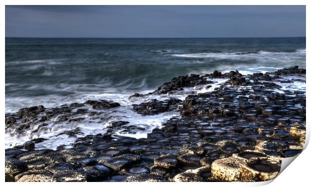 The shore of giant's causeway  Print by HQ Photo