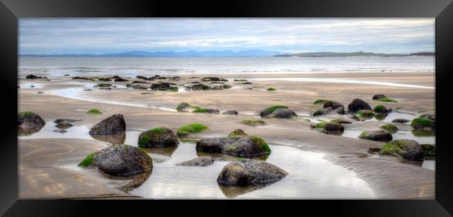 A calm of smooth beach after the sunset Framed Print by HQ Photo