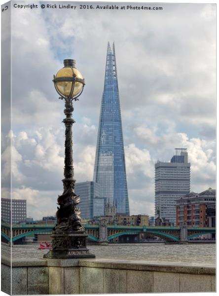 The Shard Canvas Print by Rick Lindley