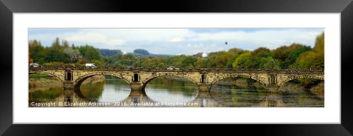                        Skerton Bridge, Lancaster   Framed Mounted Print by Elizabeth Atkinson