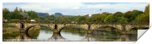                        Skerton Bridge, Lancaster   Print by Elizabeth Atkinson