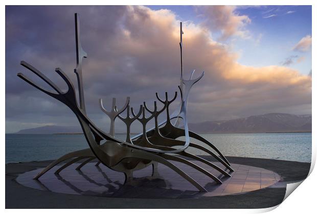 The Sun Voyager Print by Charlotte Moon