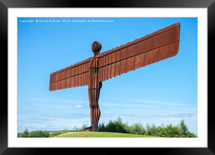 Angel of the North Framed Mounted Print by David Graham