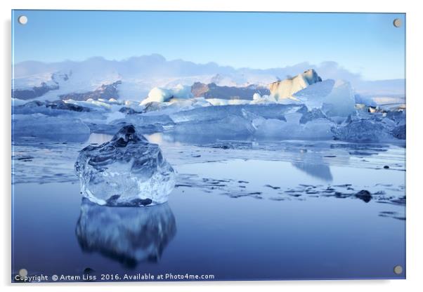 Ice Lagoon Acrylic by Artem Liss