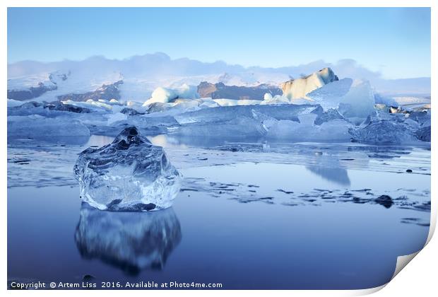 Ice Lagoon Print by Artem Liss