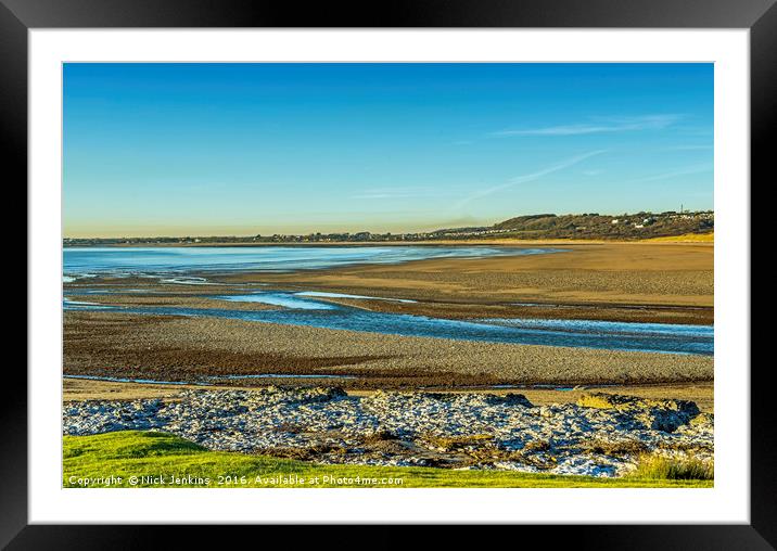 Ogmore by Sea and Beach Framed Mounted Print by Nick Jenkins