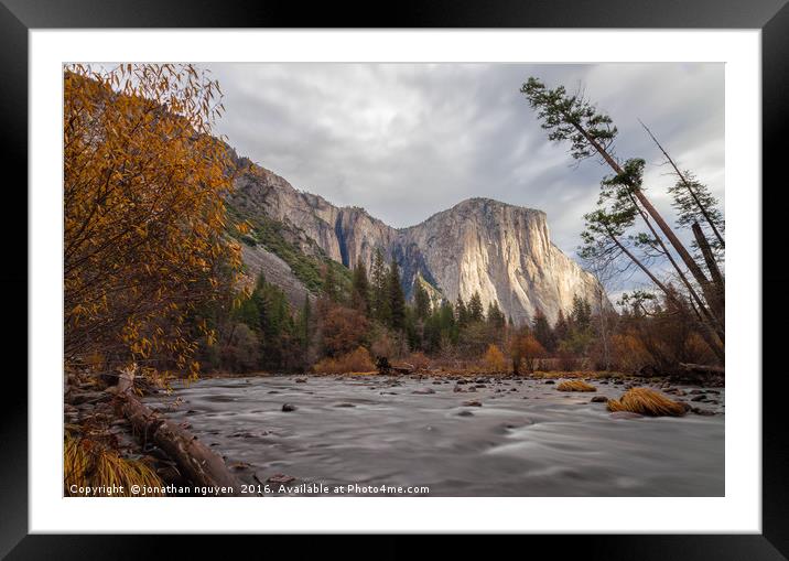 Autumn In Yosemite Framed Mounted Print by jonathan nguyen