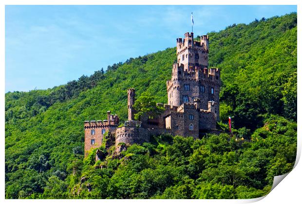 Castle Burg Sooneck Print by Tom Gomez