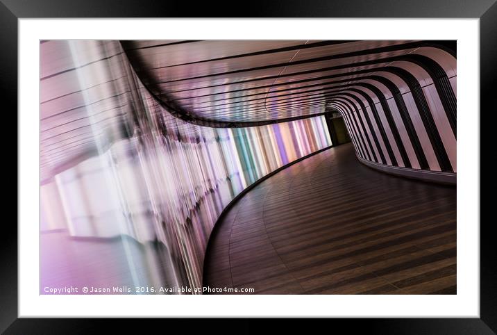 King Cross tunnel Framed Mounted Print by Jason Wells