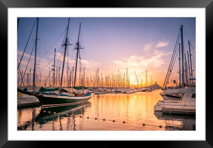 Magical Marina Rubicon  Framed Mounted Print by Naylor's Photography