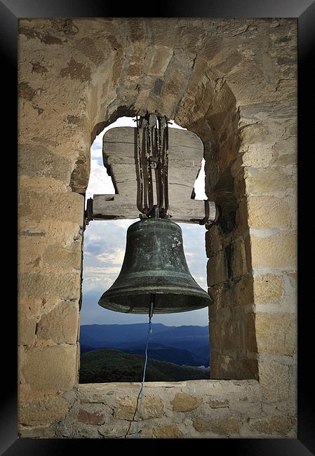 Bell inside belltower Framed Print by Josep M Peñalver