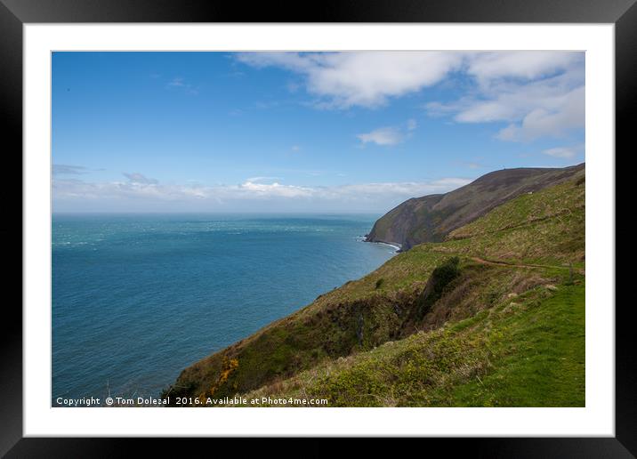  North Devon coastline walk Framed Mounted Print by Tom Dolezal