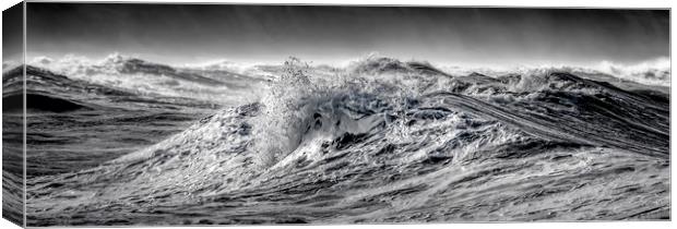 Wave Action Canvas Print by John Baker