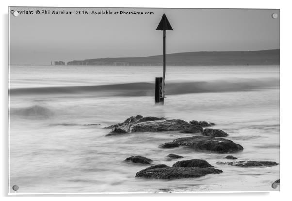 Sandbanks Acrylic by Phil Wareham