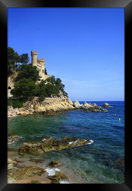 Sant Joan Castle Framed Print by Kate Young
