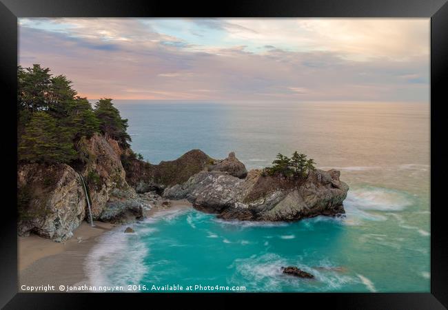 The Mcway Falls Framed Print by jonathan nguyen