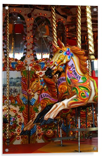 Carousel Acrylic by Chris Day