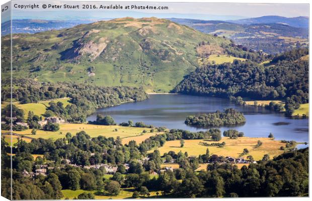 Loughrigg Fell Canvas Print by Peter Stuart