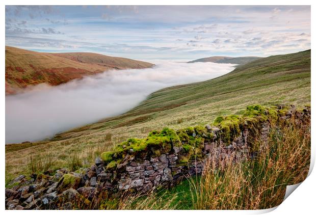Devil's Elbow, Brecon Beacons, Wales Print by Jonathan Smith