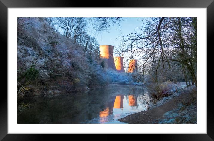 Ironbridge Power Station Framed Mounted Print by paul lewis