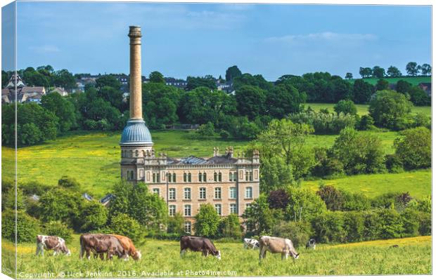 Bliss Tweed Mill Chipping Norton Oxfordshire Canvas Print by Nick Jenkins