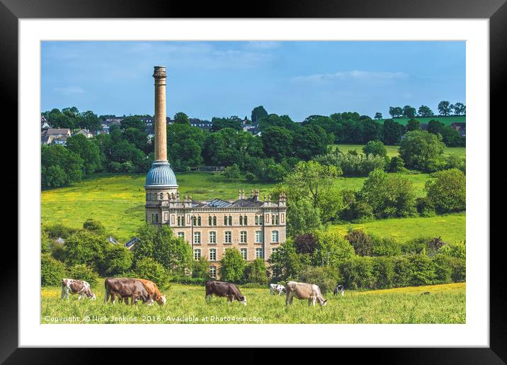 Bliss Tweed Mill Chipping Norton Oxfordshire Framed Mounted Print by Nick Jenkins