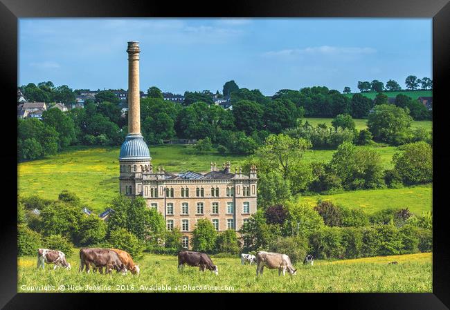 Bliss Tweed Mill Chipping Norton Oxfordshire Framed Print by Nick Jenkins