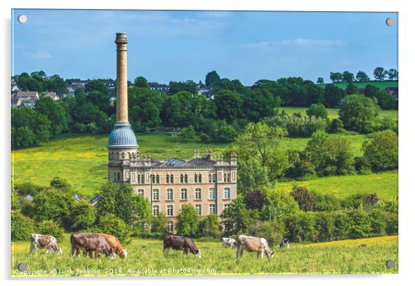 Bliss Tweed Mill Chipping Norton Oxfordshire Acrylic by Nick Jenkins
