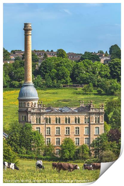 Bliss Tweed Mill Chipping Norton in the Cotswolds Print by Nick Jenkins