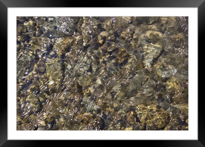 Rocks under the water   Framed Mounted Print by Иван Щербанюк