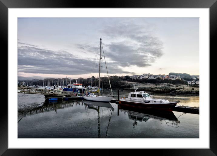 A Winters Morning on The Cleddau  Framed Mounted Print by Grant Lewis