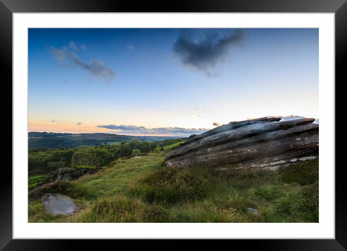 The Peak District  Framed Mounted Print by chris smith
