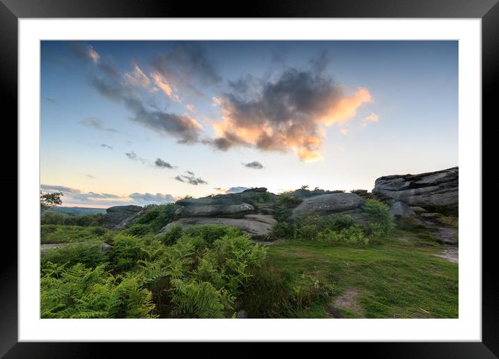 The Peak District  Framed Mounted Print by chris smith