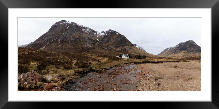  Panoramic Glencoe  Framed Mounted Print by chris smith