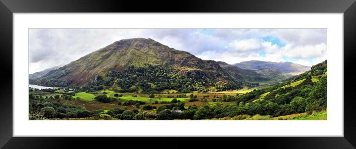 Nant Gwynant valley  Framed Mounted Print by Colin irwin
